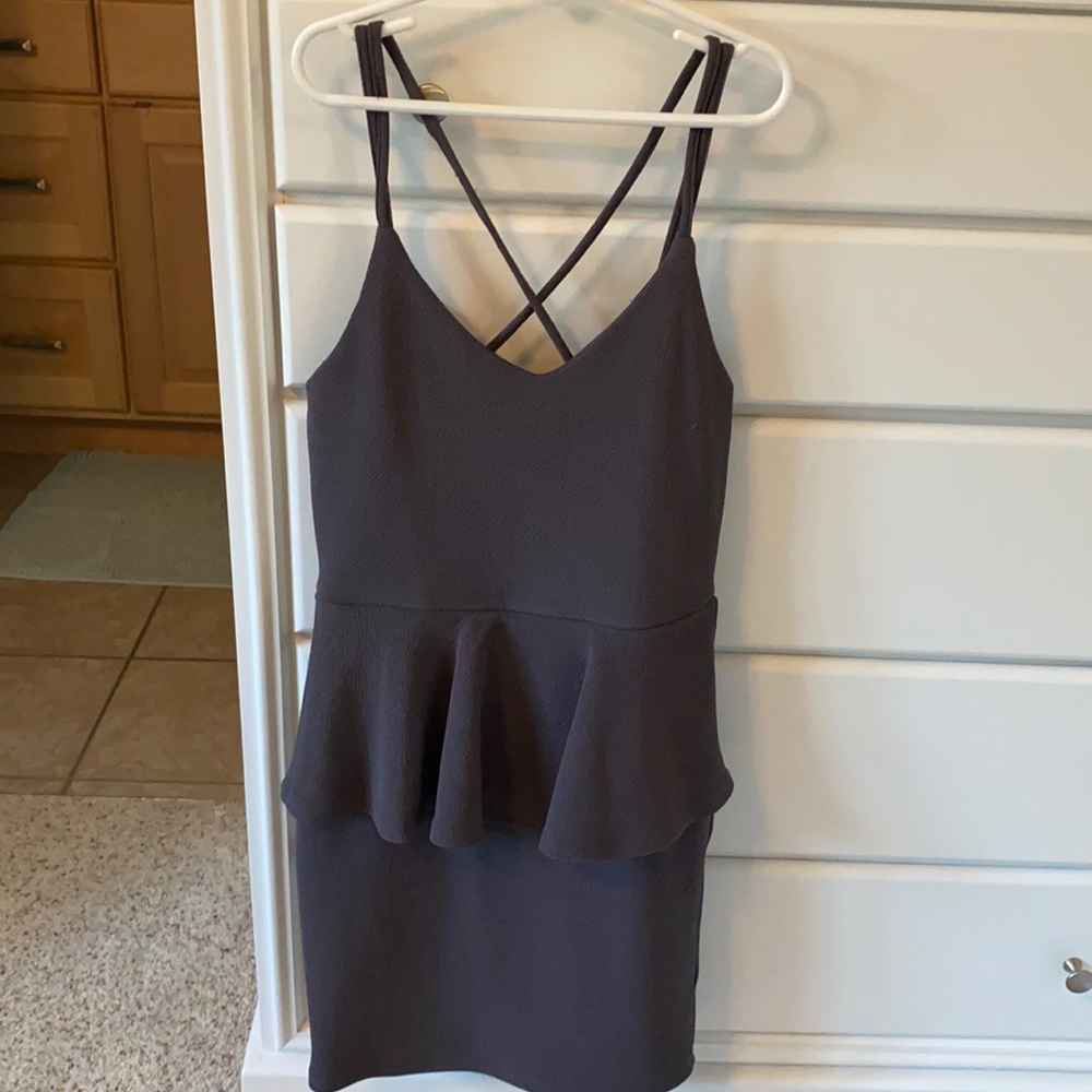 strappy fitted dress